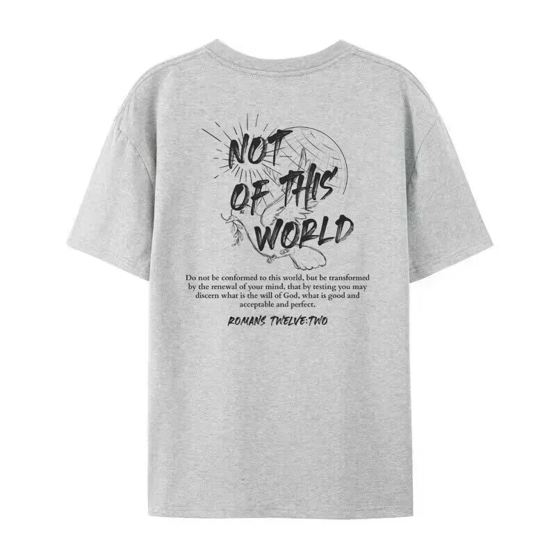 World Bible Verse T Shirt Women