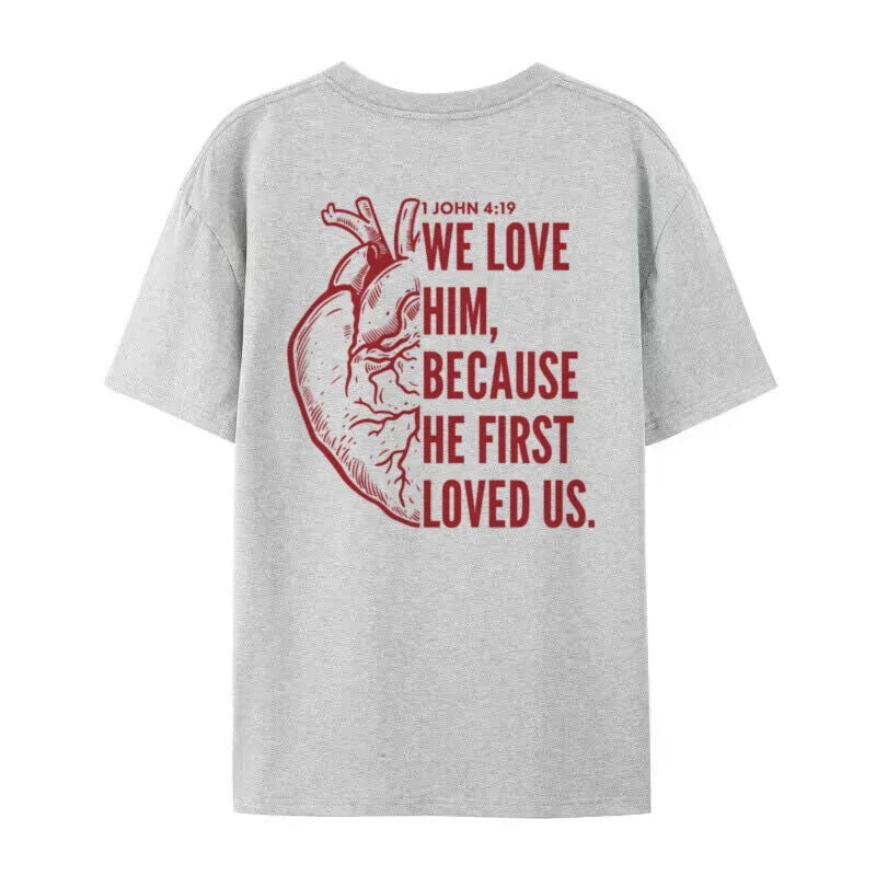 Women Oversized Back Print Christian Streetwear