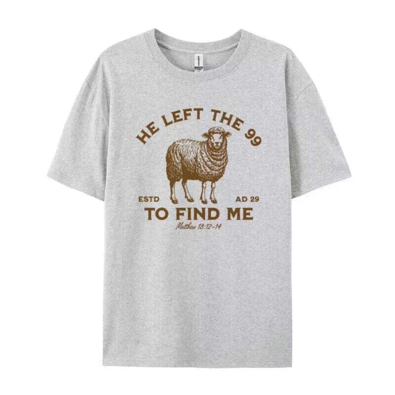 He Left the 99 Women Vintage T-Shirt Bible Verse