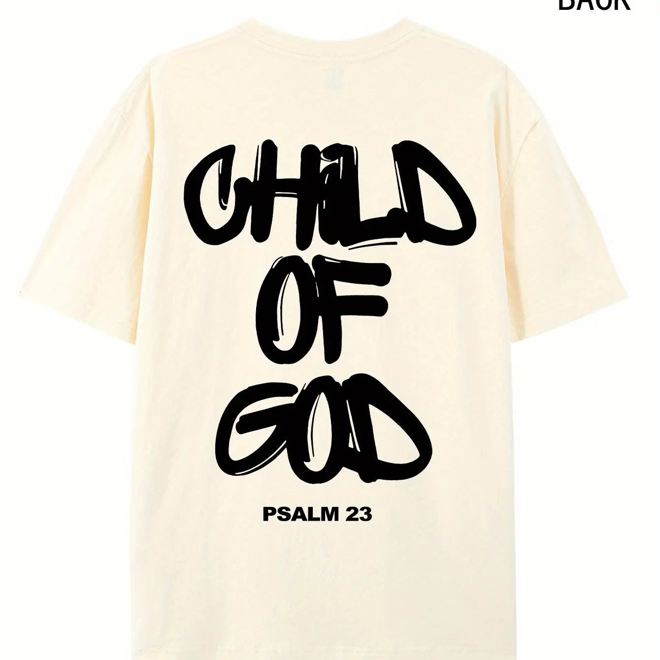 Psalm 23 Graphic Print Tee Shirt for Men