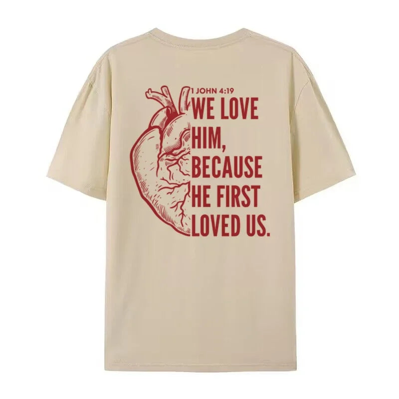 Women Oversized Back Print Christian Streetwear