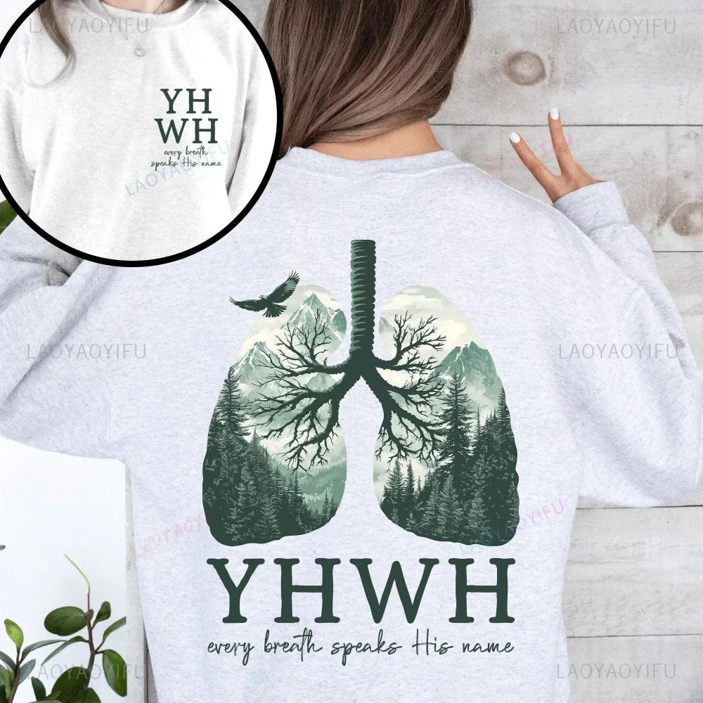 YHWH Lungs Christian Front and Back