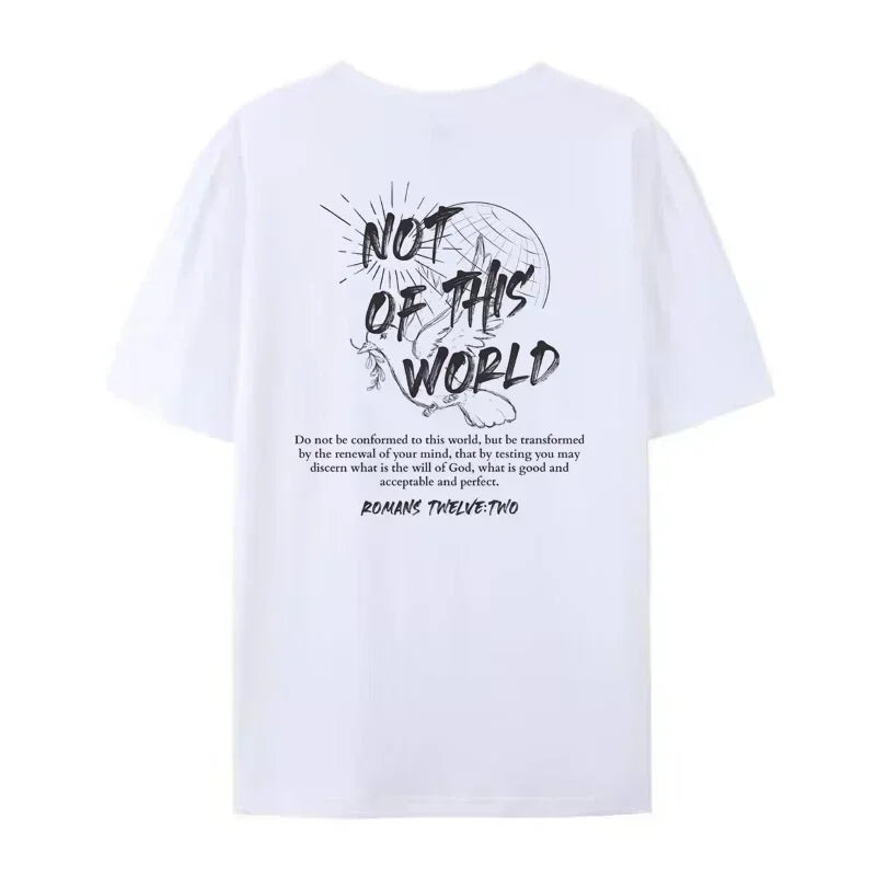 World Bible Verse T Shirt Women