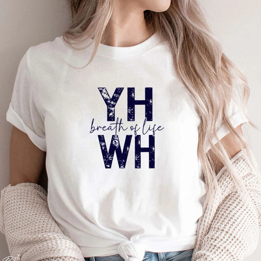 YHWH  Worship Christian Short Sleeve Yahweh Christian T-Shirt