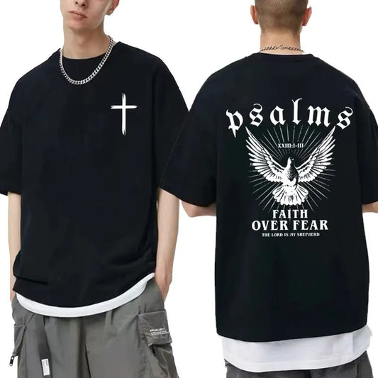 Jesus Faith Over Fear Christian Peace Dove
