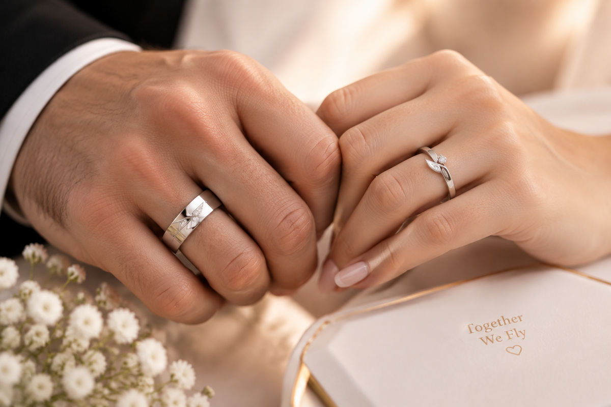 Flying Couple Rings For Men And Women